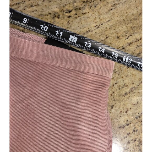 New! Alfred Dunner Womens Pants Size 10 Pink Corduroy Classic Fit Pull On 30x28" - Picture 14 of 16